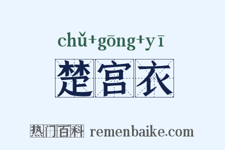 楚宫衣是什么意思的图片